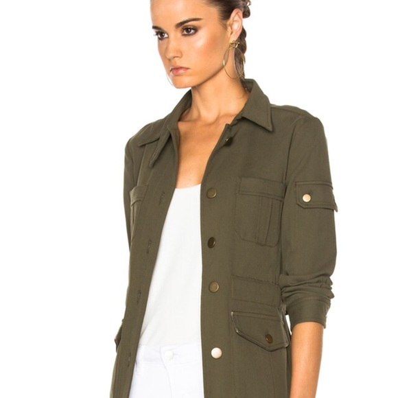 Veronica Beard Green Army Jacket - Picture 3 of 11